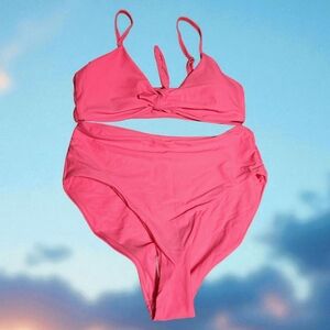 Pink Women's Swimwear Set